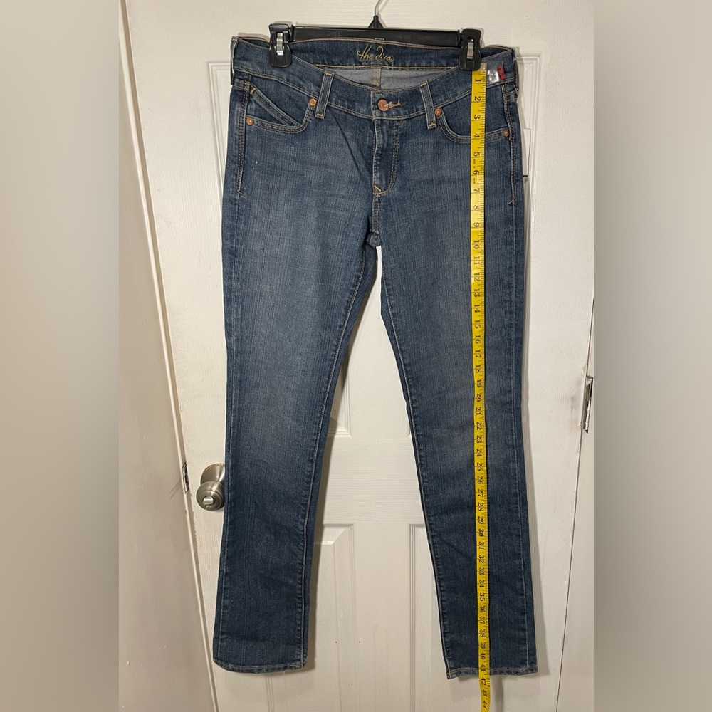 Pantalon de mujer azul, estrechó abajo . Peso 118